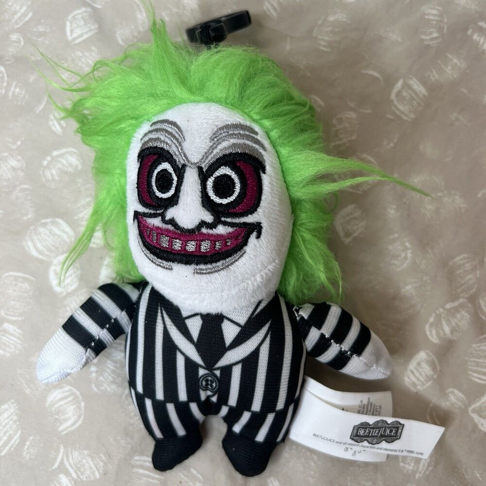 Beetlejuice Plush Clip Warner Bros. 5" Collectible Character Toy
